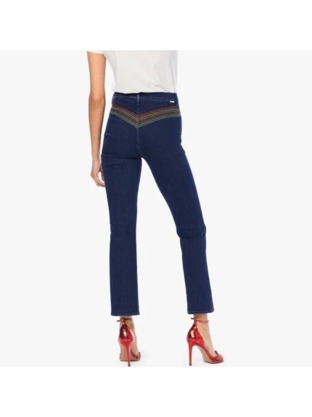 Mother The Smooth Hustler Over the Rainbow  Jeans Womens 28